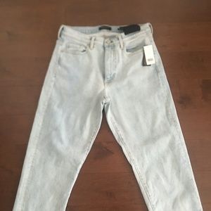 Banana republic denim mid rise light wash jeans